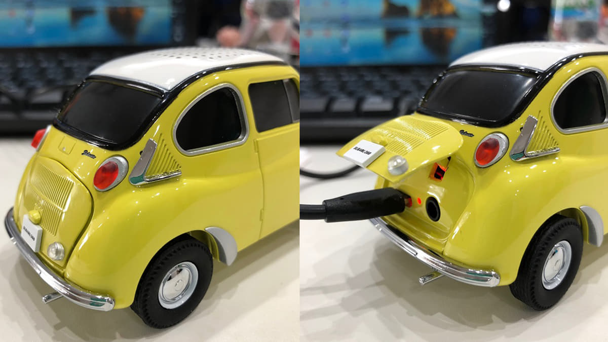 自宅やアウトドアにピッタリ スバル360をモチーフにしたbluetoothスピーカーが登場 Auto Messe Web 自動車情報サイト 新車 中古車 Carview