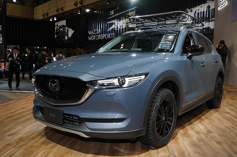 マツダ Cx 5を武骨なアウトドア仕様に仕立てた特別架装モデル Tough