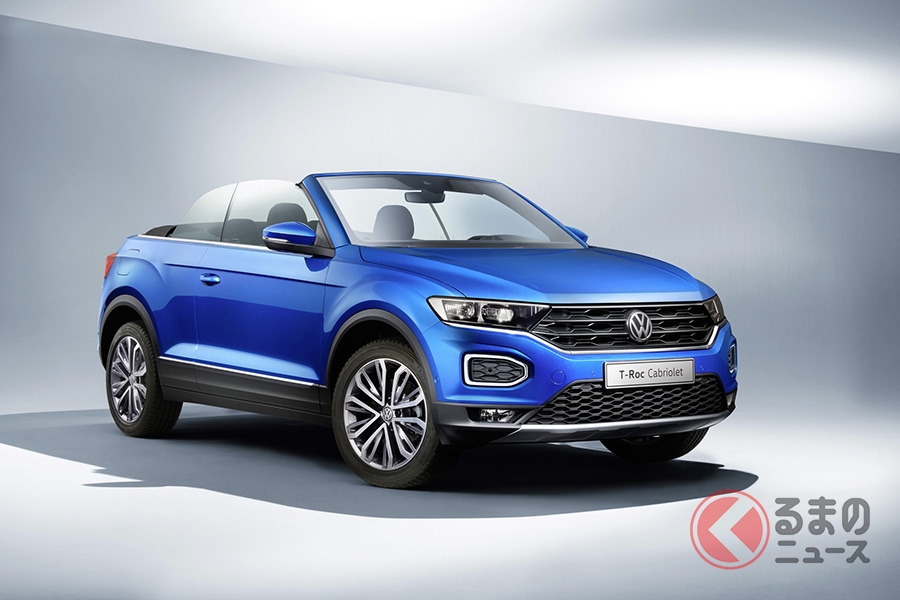 スイッチ引けば9秒で屋根オープン フォルクスワーゲンのsuv T Roc にカブリオレ登場 くるまのニュース 自動車情報サイト 新車 中古車 Carview