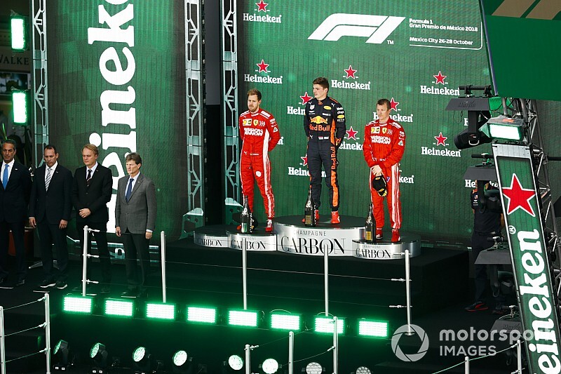 F1メキシコGPの表彰式は今年さらに特別に。優勝マシンも表彰台に登場！