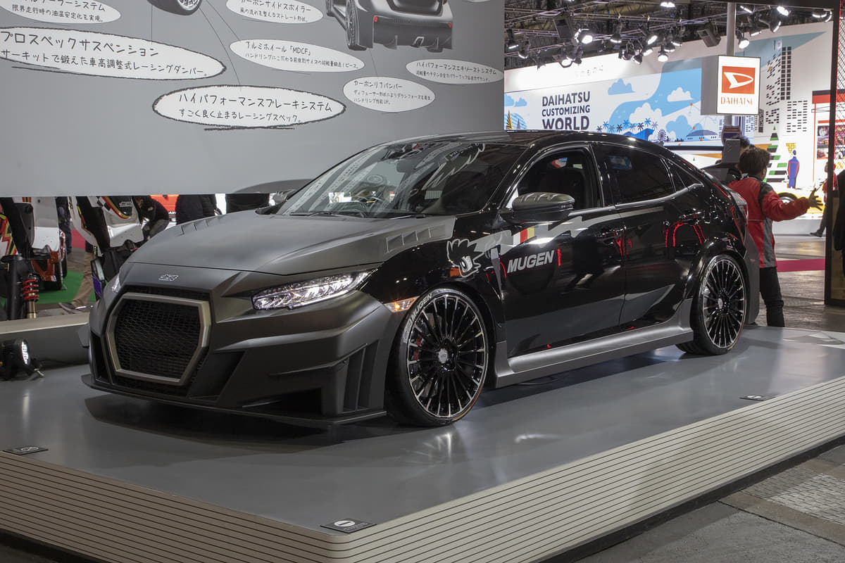 無限がど迫力の ホンダ シビック タイプr チューニングカーを披露 Auto Messe Web 自動車情報サイト 新車 中古車 Carview