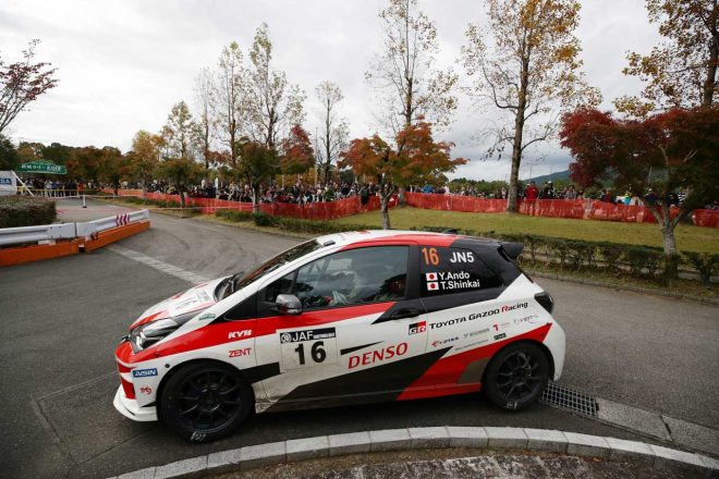 全日本ラリー Tgrヴィッツがクラス2位表彰台 手強いライバルを相手にいい内容で戦えた Autosport Web 自動車情報サイト 新車 中古車 Carview