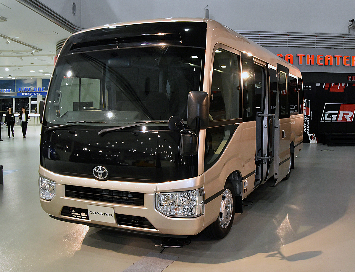 話題のアルミテープも採用 トヨタ コースターを24年振りに新型へ Web Cartop の写真 自動車情報サイト 新車 中古車 Carview