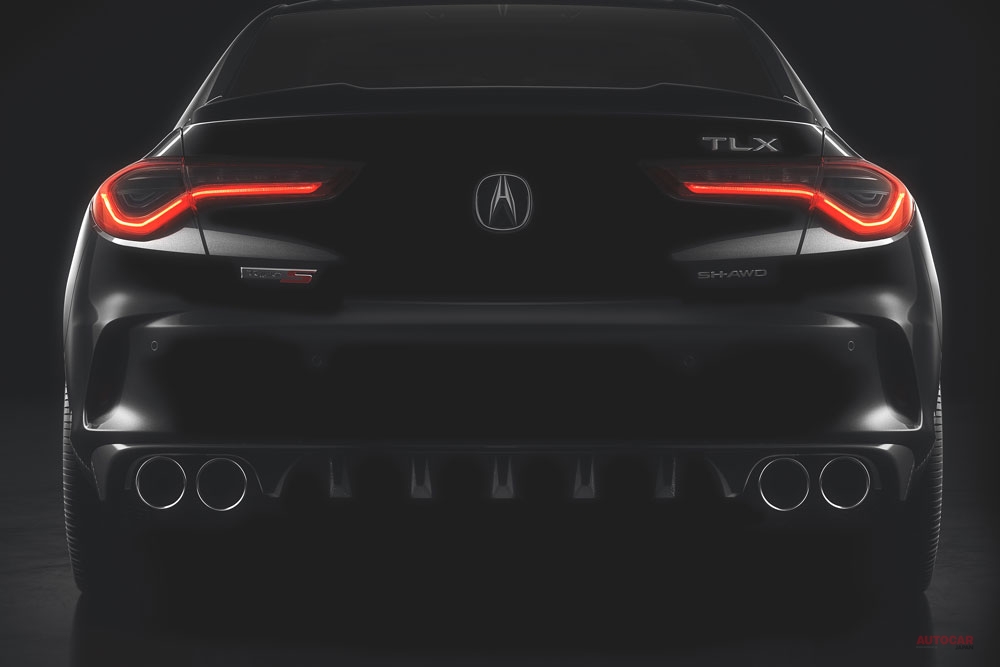 タイプsの新時代へ アキュラtlxタイプsの予告画像 V6ターボ搭載 ホンダが北米で発表へ Autocar Japan 自動車情報サイト 新車 中古車 Carview