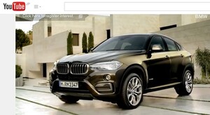 BMW、X6の公式映像を公開