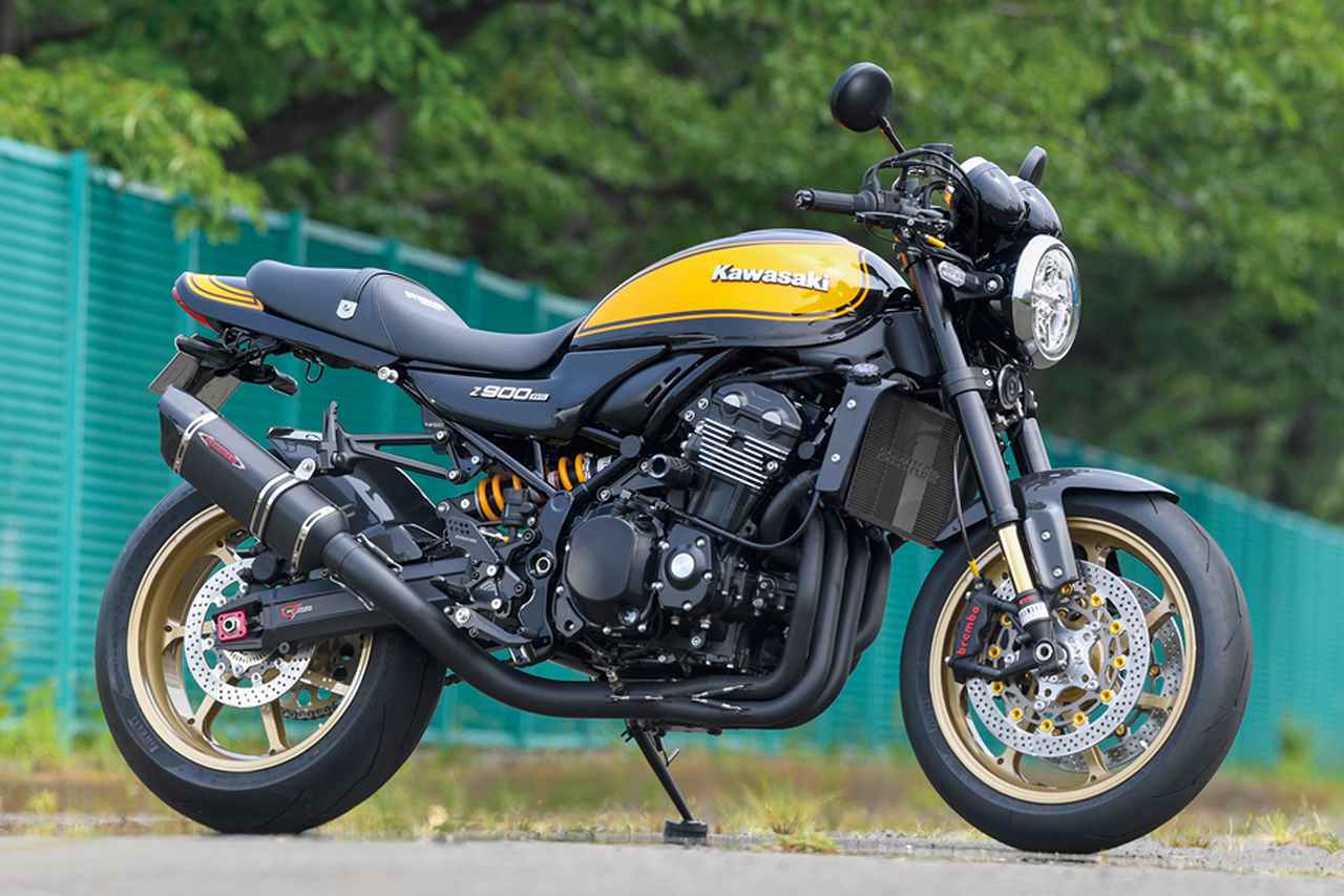 ストライカーワークスz900rs Sz 019 カワサキz900rs 出揃ったパーツを生かしたコンプリート車のアップグレード仕様 Heritage Legends Webオートバイ 自動車情報サイト 新車 中古車 Carview