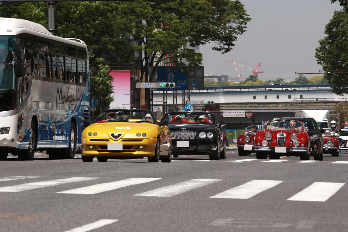 東京の街を50台のクラシックカーがパレードラン！「銀座RUN」5月6日開催
