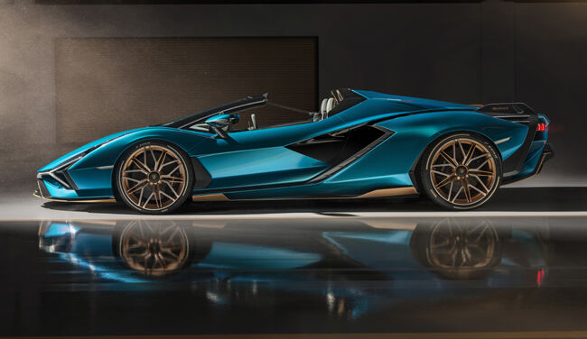ランボルギーニのハイブリッドスポーツカー シアン に限定ロードスターが登場 カー アンド ドライバー 自動車情報サイト 新車 中古車 Carview