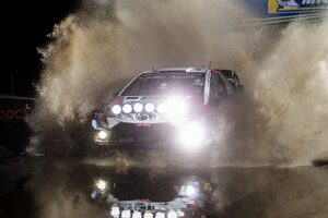 WRC：ラリーGB開幕！ 大雨の初日はミーク首位、元王者ペター・ソルベルグが3番手に