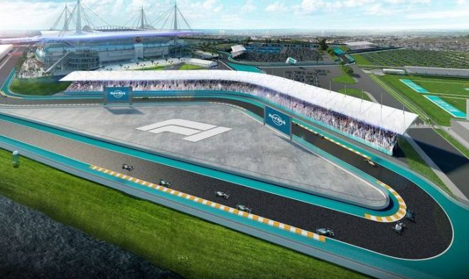 F1マイアミGPが2021年に実現か。ハードロック・スタジアムでの開催で基本合意