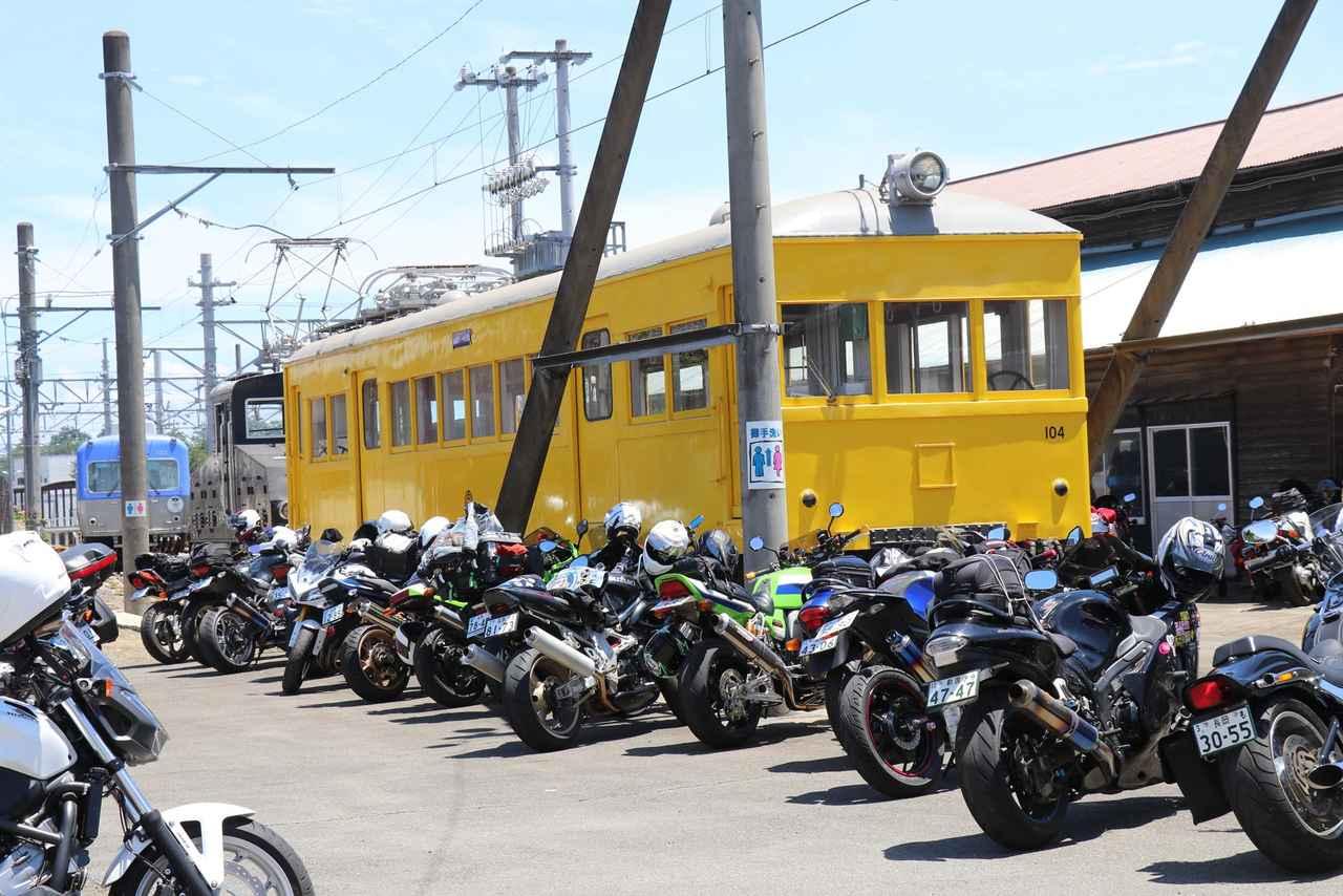 バイクでも電車でも疾走レ！日本最古の鉄道車両、貸切イベント！RIDE集会101@デハ101 with 上毛電気鉄道