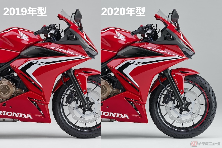 ホンダのロードスポーツモデル Cbr400r のロゴデザインを変更し発売 バイクのニュース 自動車情報サイト 新車 中古車 Carview