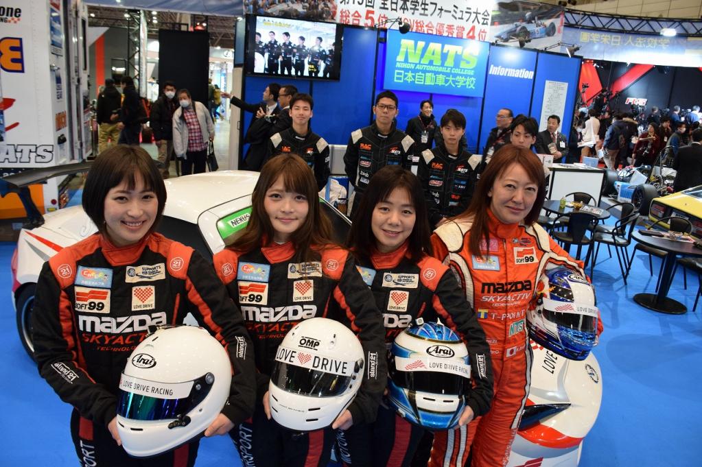 女性ドライバーとNATSの学生チームがタッグでスーパー耐久へ挑む！【東京オートサロン2018】