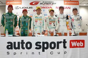 RC F吉本大樹「スーパーGTとは違う部分が面白かった」／auto sport web Sprint Cupレース2 トップ3会見