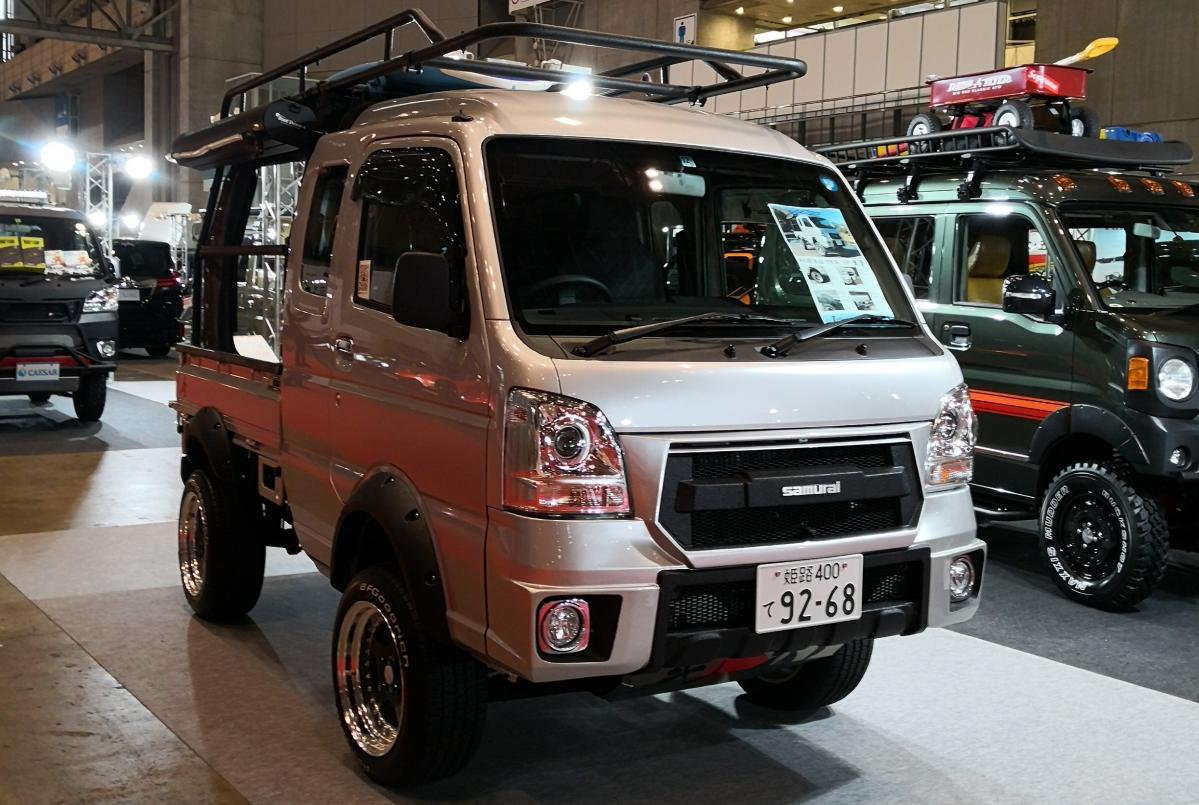 バランスを重視した軽トラチューンの新たな提案 スズキ キャリーの荷台に茶室 東京オートサロン19 Motorfan 自動車情報サイト 新車 中古車 Carview