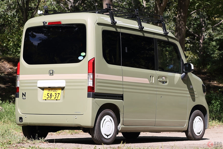 ホンダ N Vanのグリーンが18年の最も優れた外装色に決定 どこにでも馴染む温かみのある色 くるまのニュース 自動車情報サイト 新車 中古車 Carview