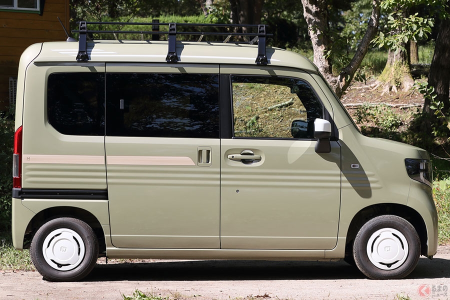 ホンダ N Vanのグリーンが18年の最も優れた外装色に決定 どこにでも馴染む温かみのある色 くるまのニュース 自動車情報サイト 新車 中古車 Carview