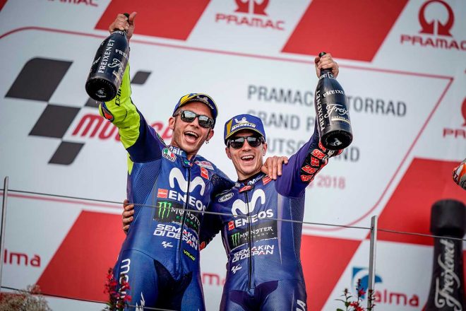 MotoGPドイツGP：ヤマハのビニャーレスが2戦連続で上った表彰台。「レースペースは期待どおり」