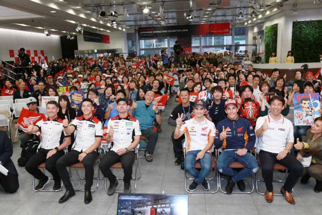 MotoGP日本GPを前にホンダライダー4名が集結。都内でファンミーティングを開催