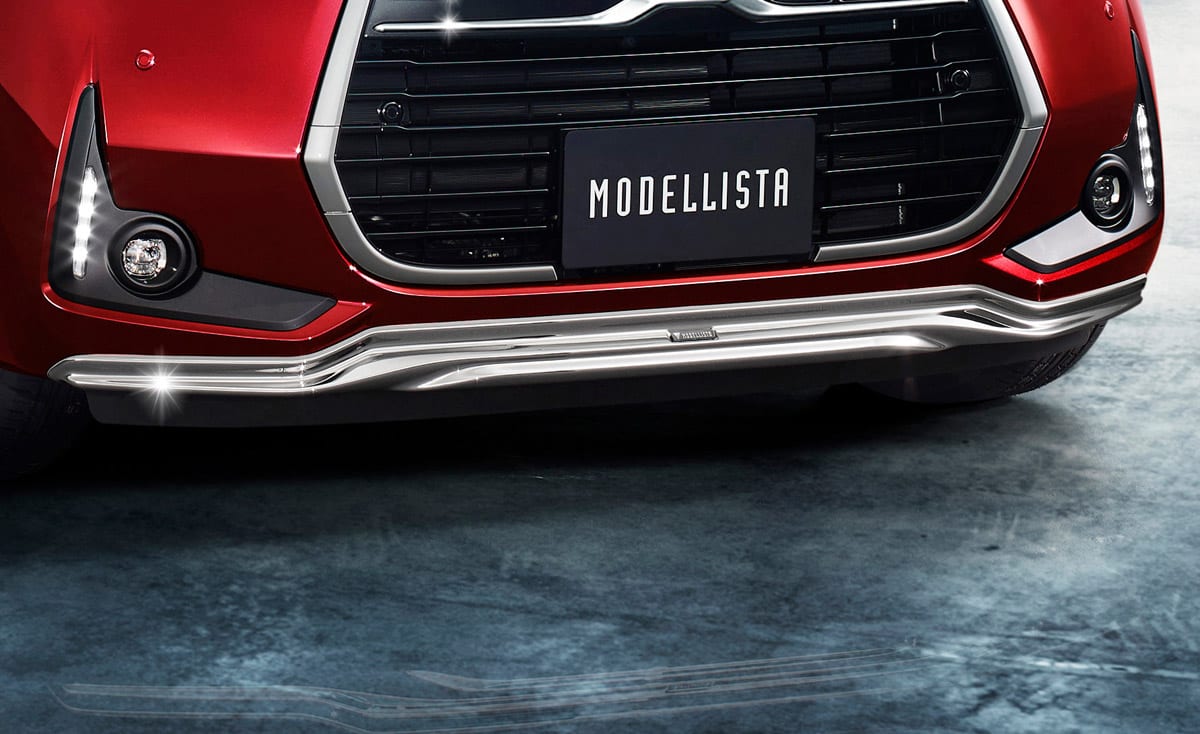 新型トヨタ・パッソのMODAシリーズをもっと上質に仕立てるモデリスタのお洒落アイテム