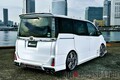 「後期ヴォクシー」へ迫力と躍動を与える待望のエアロパーツ