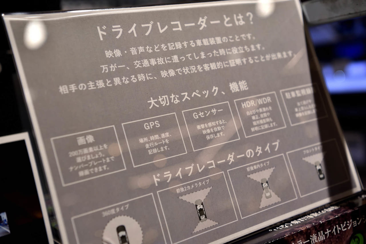 【種類＆数値の見方】ドライブレコーダー基礎知識を購入前にチェックしておきたい