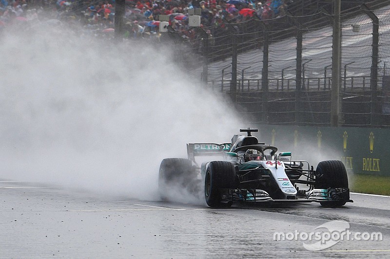 F1ハンガリーGP予選：雨に翻弄された予選。ハミルトンがポール獲得、トロロッソ・ホンダのガスリー6番手