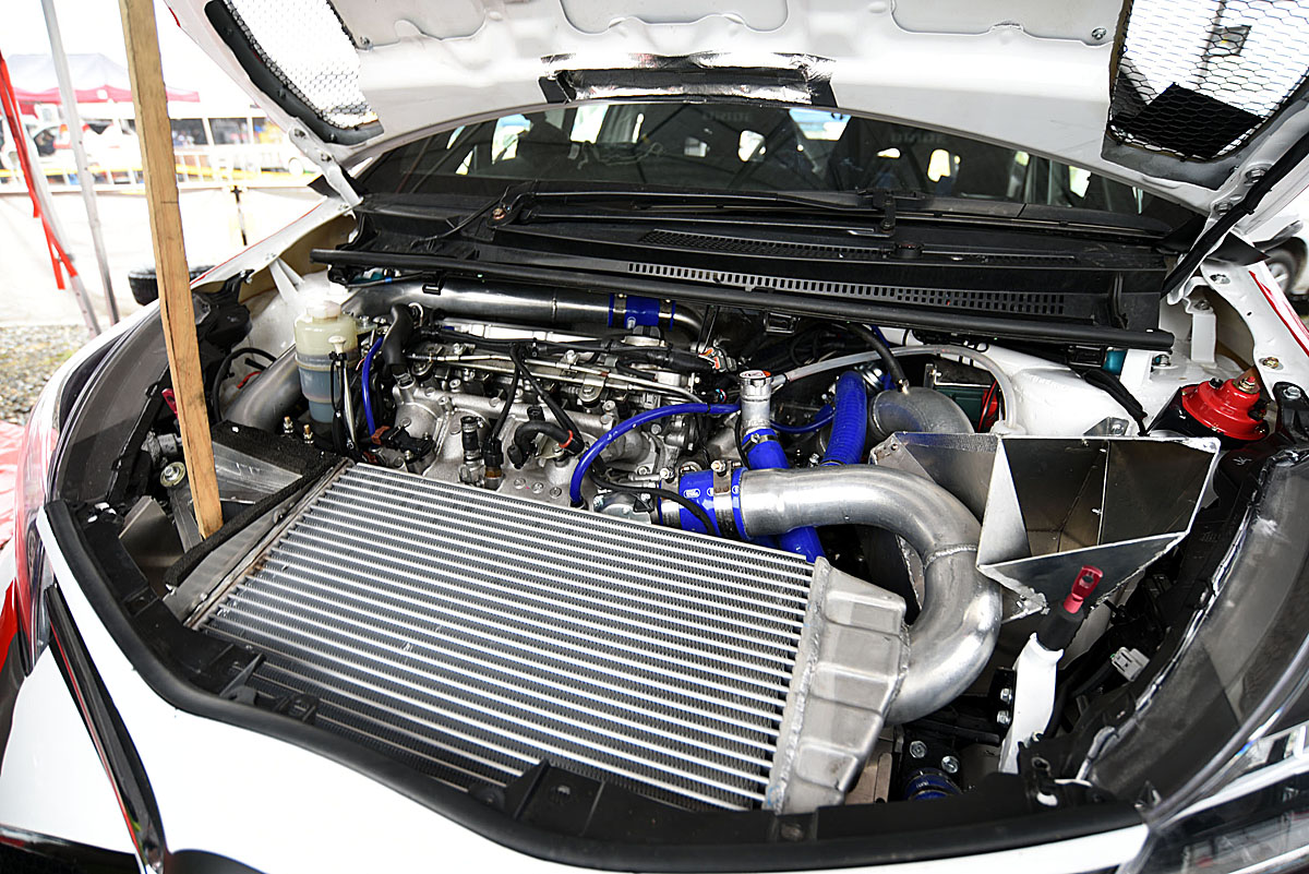 三菱ランエボのユニットを搭載したトヨタ ヴィッツ4wdがラリー北海道に登場 Web Cartop 自動車情報サイト 新車 中古車 Carview