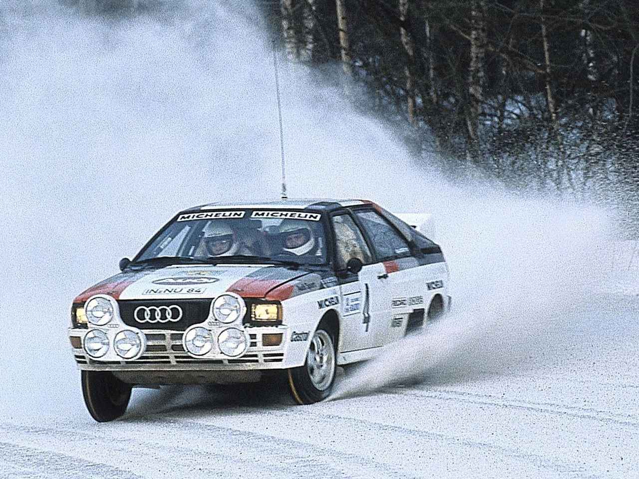 Wrc名車列伝 1 アウディ クワトロ 1981 1986 はラリーの常識を一変させた傑作だった Webモーターマガジン 自動車情報サイト 新車 中古車 Carview