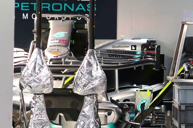 F1 Topic：メルセデス、予選の遅れを取り戻すべく新空力パッケージ投入。コンストラクターズチャンピオン獲得に全力