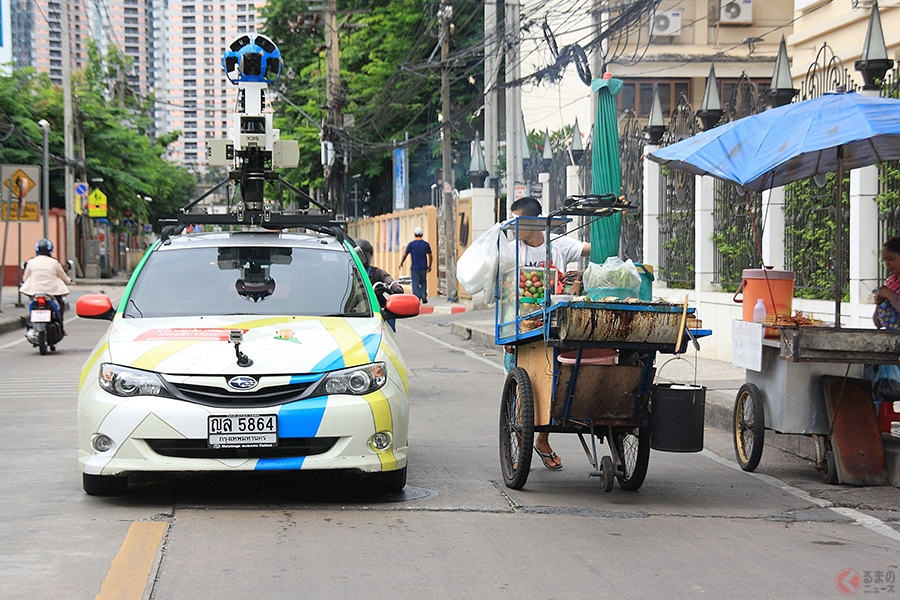 Googleマップのストリートビュー 撮影車が入れない建物内や狭い路地はどうやって撮影している くるまのニュース 自動車情報サイト 新車 中古車 Carview