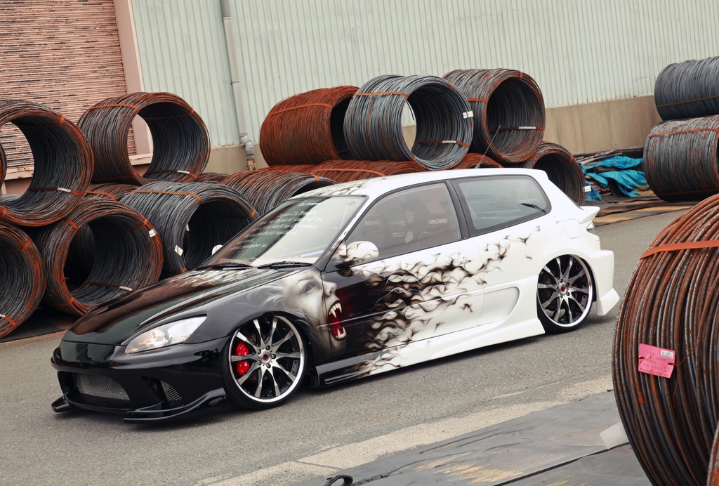 Eg型カスタムシビックの金字塔 センターメーター仕様の内装は衝撃的すぎる Web Option の写真 自動車情報サイト 新車 中古車 Carview