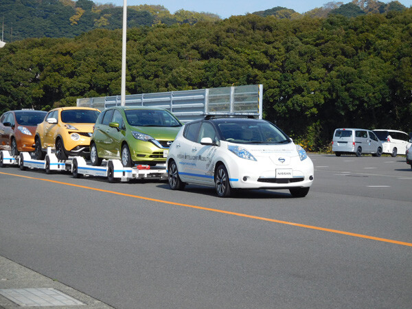 ニッサン　自動運転による無人搬送システムを運用開始