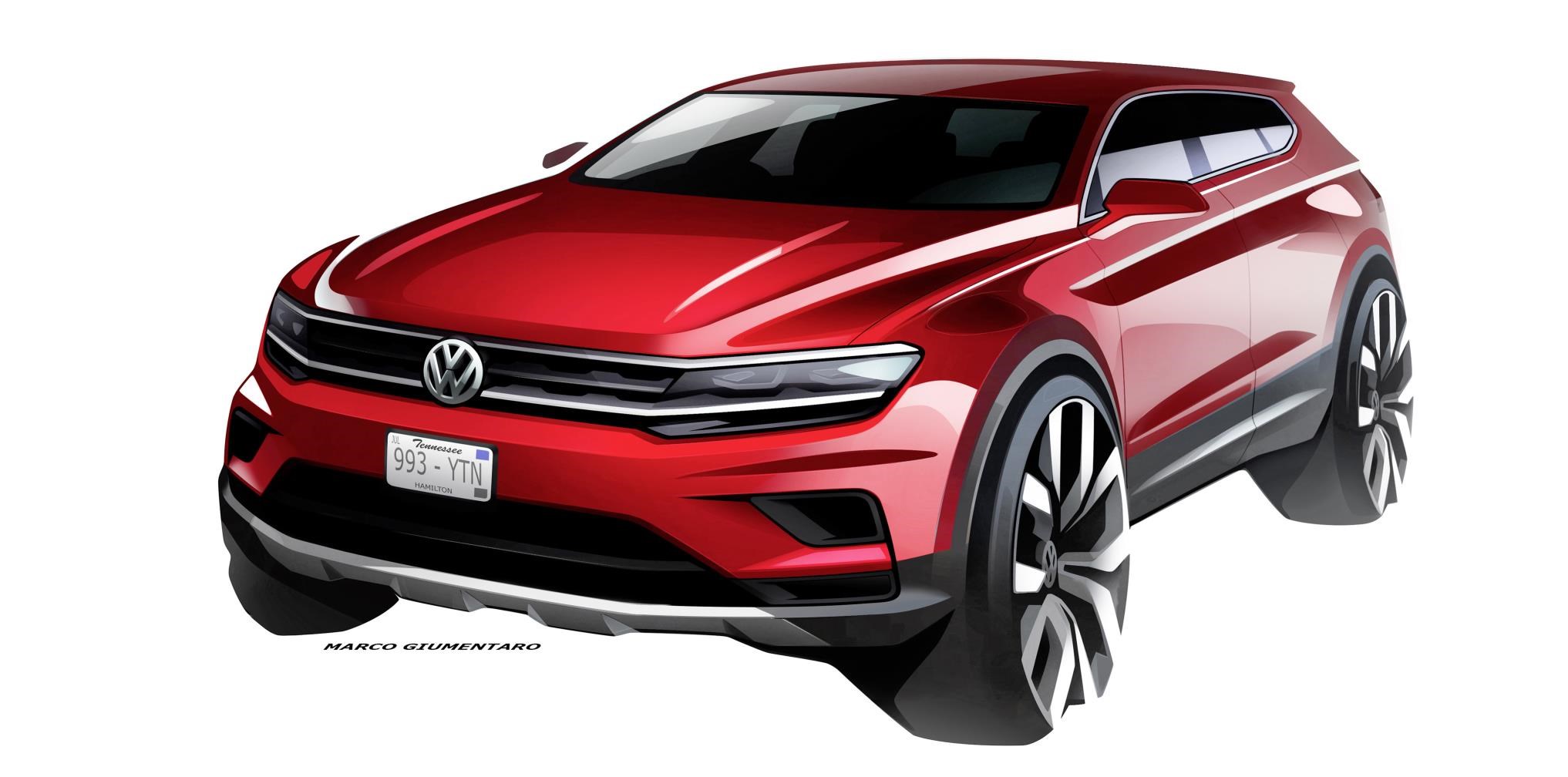 Vw ティグアンロング版を披露 Carview 自動車情報サイト 新車 中古車 Carview