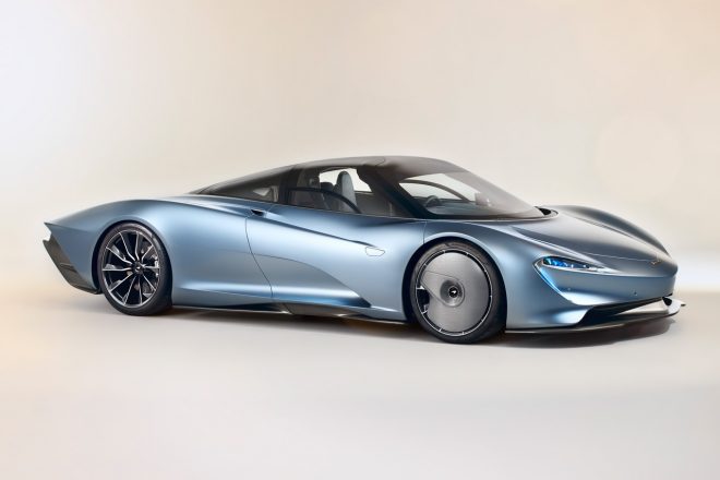 車両価格は2億5200万円。マクラーレンの最新ハイパーカー『スピードテール』が一般公開