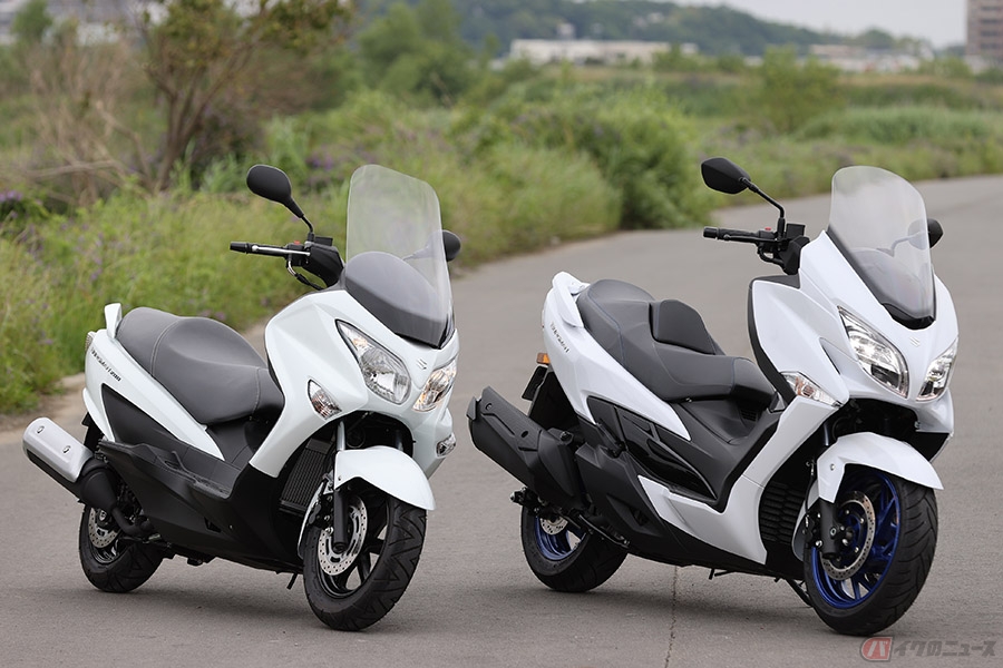 スズキ バーグマン0vs400 同じシリーズ名でも全然違う エンジン以外の相違点は バイクのニュース 自動車情報サイト 新車 中古車 Carview