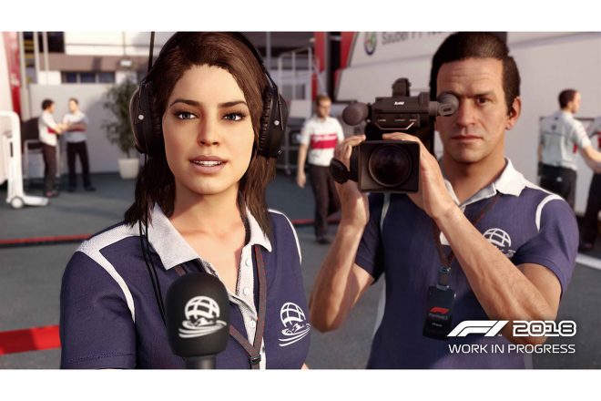 F1公式ゲーム『F1 2018』はプレイヤーの受け答えもキャリアに影響。開発者トレーラー第1弾公開