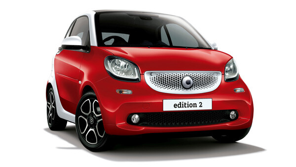 メルセデス・ベンツ 「smart fortwo edition2」は人気の4色を用意