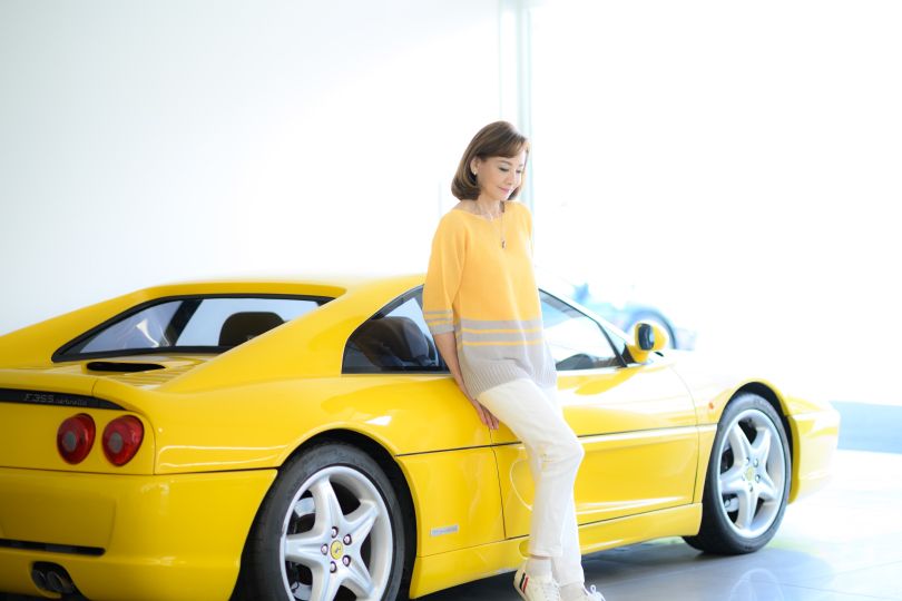 29歳 フェラーリを買う Vol 12 女優 夏樹陽子が語る フェラーリの魅力とは 前編 Gq Japan 自動車情報サイト 新車 中古車 Carview
