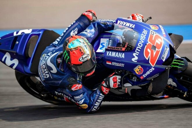 MotoGP：「ブレーキングに課題」とビニャーレス。ロッシは次回テストでの改善に期待