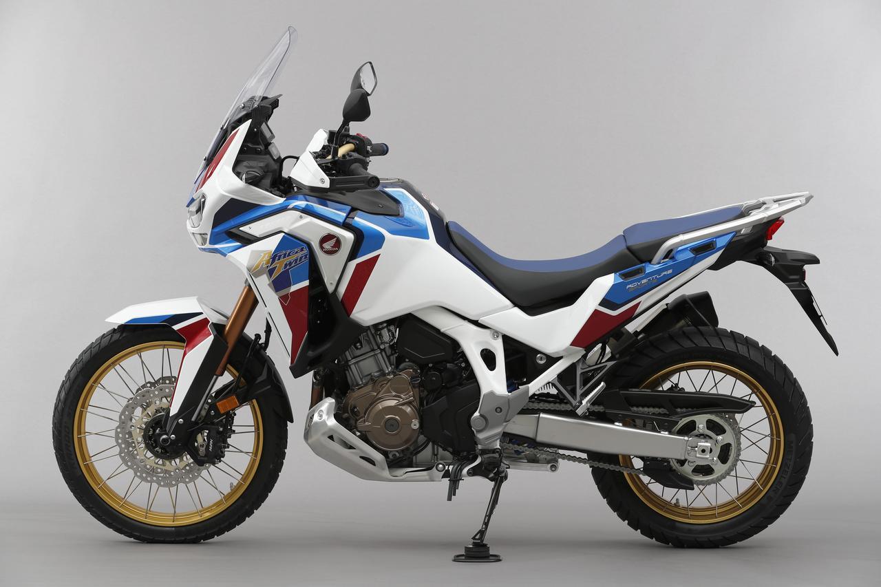 東京モーターショー19速報 Vol 1 Hondaブース出展車両 Crf1100lアフリカツイン アドベンチャースポーツes をいち早くチェック Webオートバイ 自動車情報サイト 新車 中古車 Carview