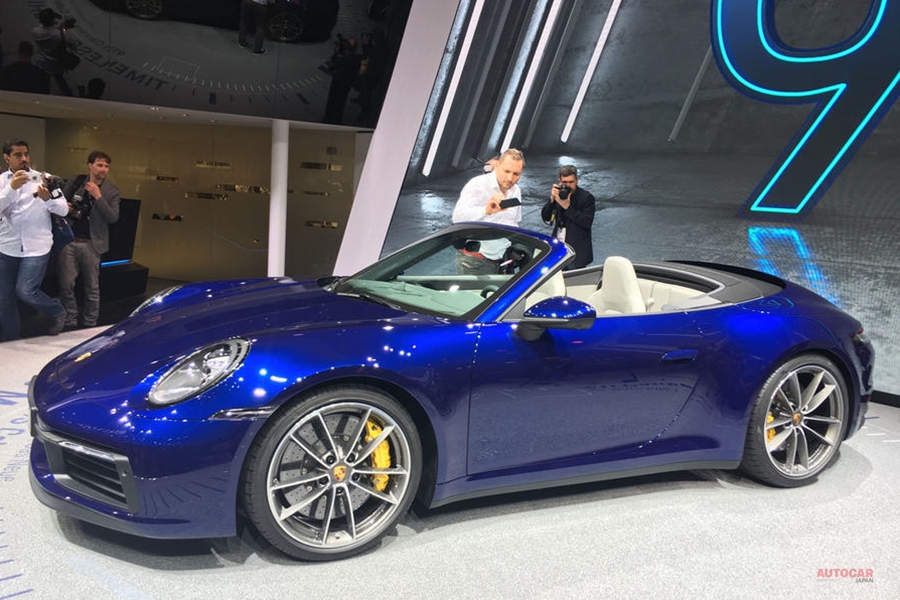 実車　ポルシェ911カブリオレ（992型）　まずはカレラS／4S　ジュネーブ2019